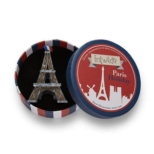 Erstwilder Paris Holiday La Dame de Fer Brooch PH1B02