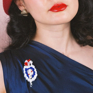 Erstwilder Paris Holiday Can-Can Dancer Brooch PH1B05