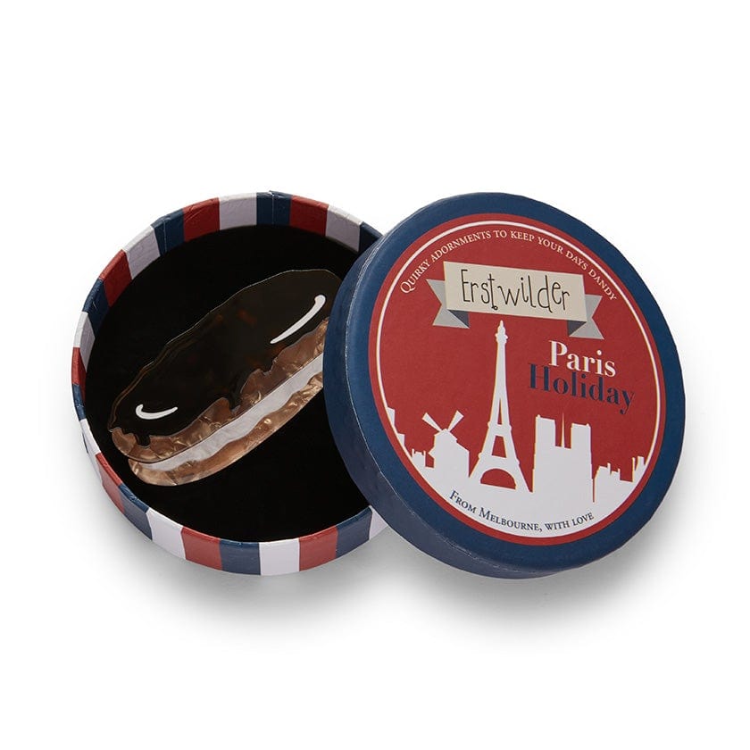 Erstwilder Paris Holiday Éclair au Chocolat Brooch PH1B11