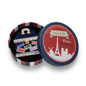 Erstwilder Paris Holiday Bon Voyage Brooch PH1B14