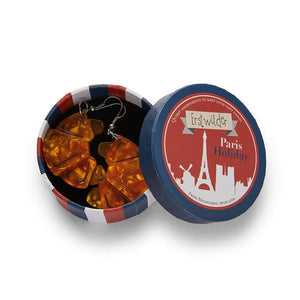 Erstwilder Paris Holiday Le Croissant Hook Drop Earrings PH1E02