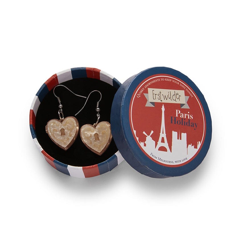 Erstwilder Paris Holiday Heart of Caché Drop Earrings PH1E04