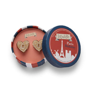 Erstwilder Paris Holiday Heart of Caché Stud Earrings PH1E05