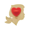 Erstwilder Paris Holiday Tres Chic Enamel Pin - Red PH1EP04