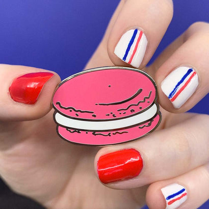 Erstwilder Paris Holiday Magnifique Macaron Enamel Pin PH1EP07