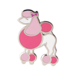 Erstwilder Paris Holiday Madame Caniche Enamel Pin PH1EP09