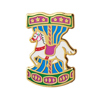 Erstwilder Paris Holiday Trocadéro Carousel Enamel Pin PH1EP11