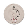 Erstwilder Paris Holiday Madame Caniche Poodle Beret - Cream PH1H04