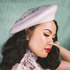 Madame Caniche Poodle Beret - Cream