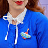 Spinning Around Toy Brooch