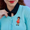 Erstwilder Bendy Wendy Doll Brooch BH6707-1092