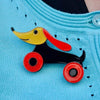 Erstwilder Trundling Tail-Wagger Brooch BH6703-7010