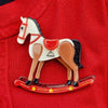Erstwilder Rocking Reminiscence Horse Brooch BH6706-9010