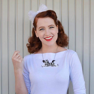 Erstwilder Zebra Crossing Necklace N6732-7080