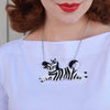 Zebra Crossing Necklace