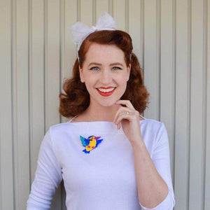 Erstwilder Khary of the Kalahary Kingfisher Brooch BH6715-6050