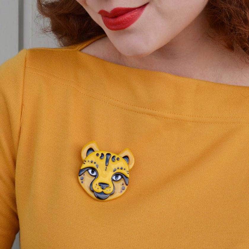 Erstwilder Cheetara's Chum Brooch BH6724-6070