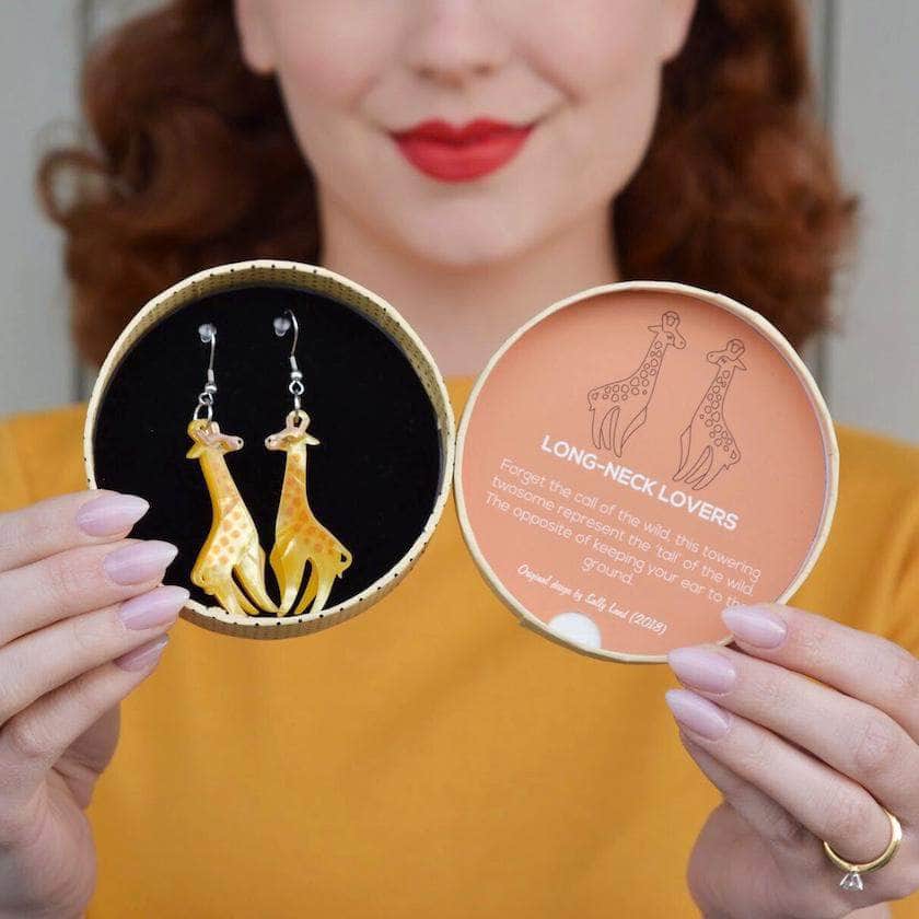 Earrings for long neck outlet
