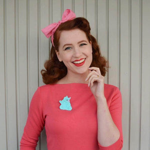 Erstwilder Kubu the Cutie Hippo Brooch BH6729-3200