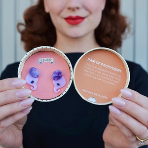 Erstwilder Pair of Pachyderms Earrings E6723-5000