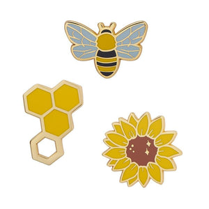 Erstwilder Salubrious Sunflower Enamel Pin EP0002-6090