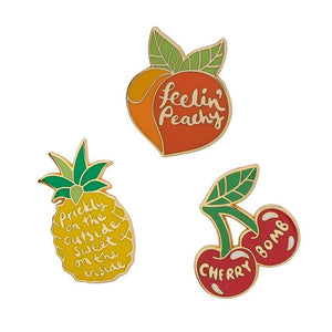 Erstwilder Feelin' Peachy Enamel Pin EP0010-6500