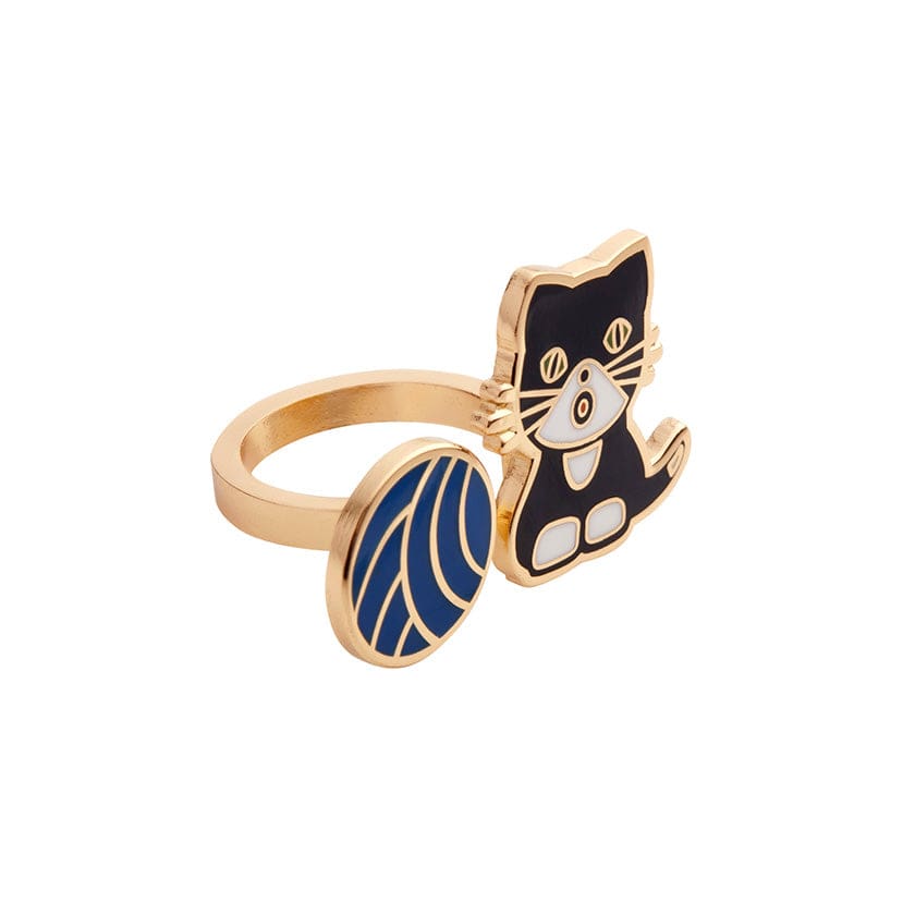 Erstwilder Miffy's Kitten Enamel Ring RGAT102 - L