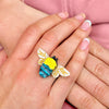 To Bee or Not to Bee Statement Ring
