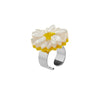 She Loves Me Daisy Statement Ring