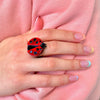 Lou-Lou Ladybug Statement Ring