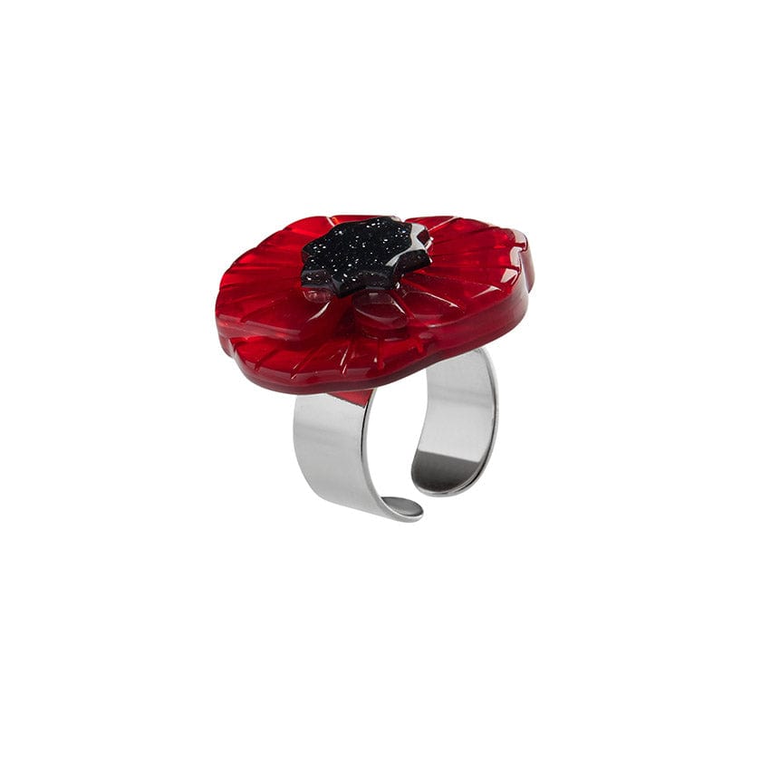 Erstwilder Poppy Field Statement Ring