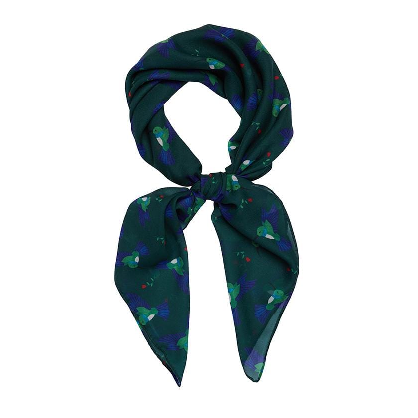 Erstwilder Hyacinth Hummingbird Head Scarf SC0031-4030