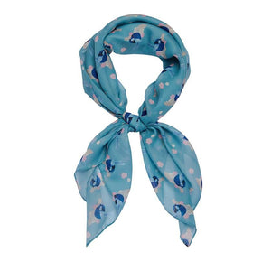 Erstwilder Phoebe the Fairy Wren Head Scarf SC0034-3430