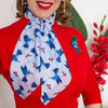 Erstwilder Hyacinth Hummingbird Head Scarf SC0072-3000