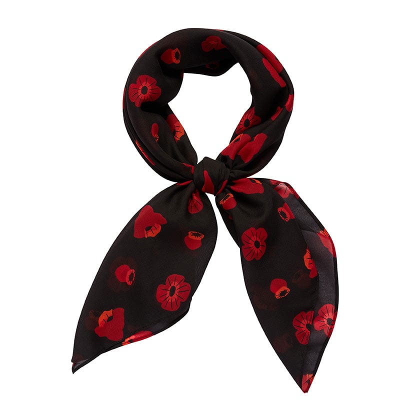 Erstwilder Remembrance Poppy Head Scarf AF1SH01