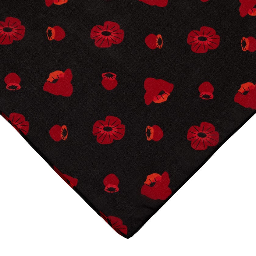 Erstwilder Remembrance Poppy Head Scarf AF1SH01