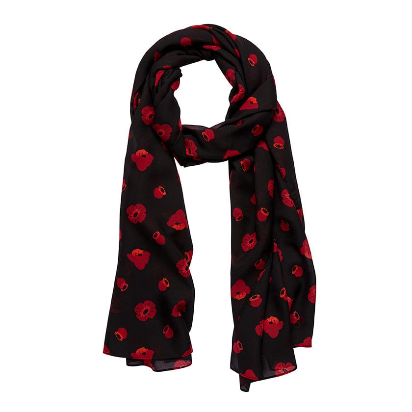 Remembrance Poppy Large Neck Scarf – Erstwilder