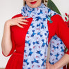 Hyacinth Hummingbird Neck Scarf