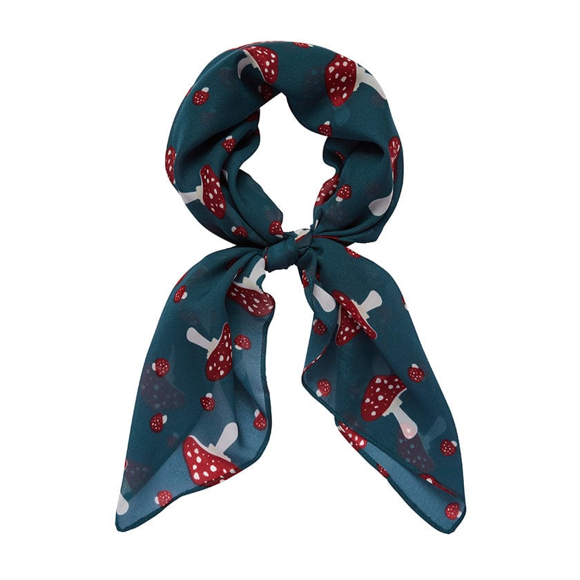 Erstwilder Well Spotted Head Scarf Teal AH1SH02