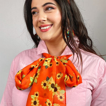 Erstwilder Follow the Sun Neck Scarf Orange AH1SN05