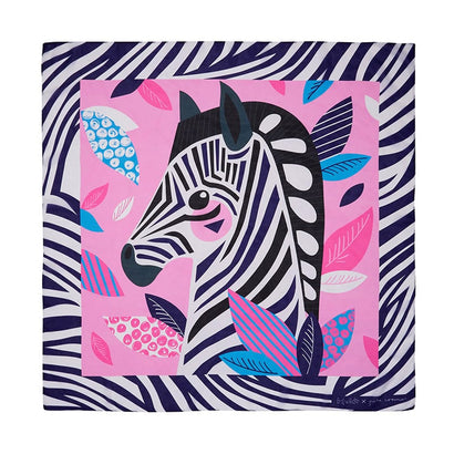 Erstwilder The Zealous Zebra Square Scarf AK1SQ02