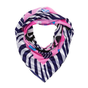 Erstwilder The Zealous Zebra Square Scarf AK1SQ02