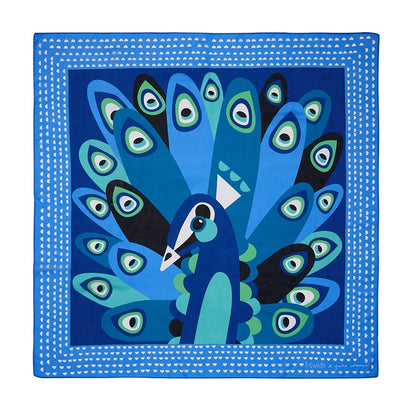 Erstwilder The Picturesque Peacock Square Scarf AK1SQ03
