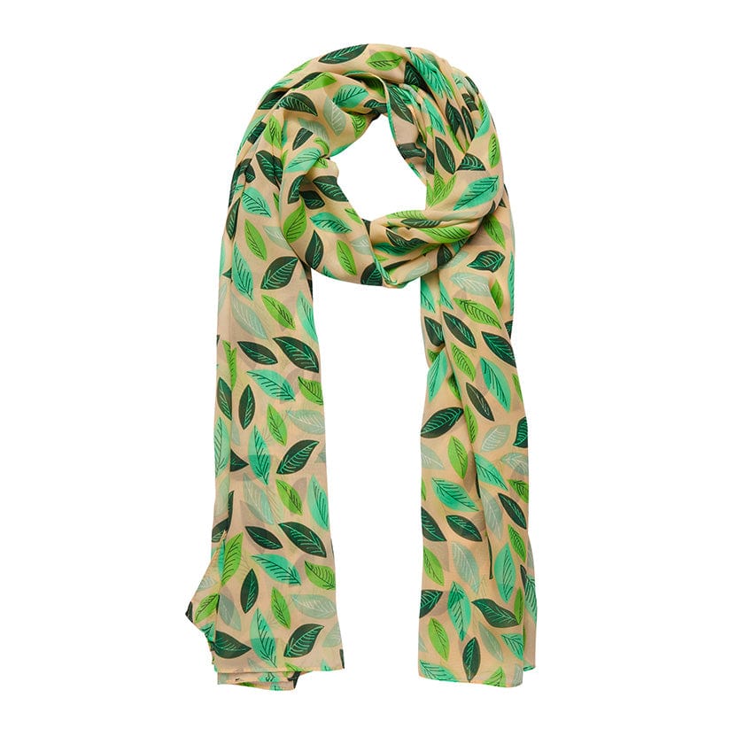 Erstwilder Tranquil Leaves Large Neck Scarf AK1SN01