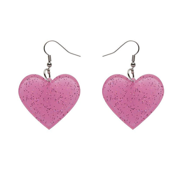 Pink sales resin earrings