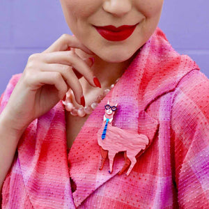 Erstwilder Alan The Alpaca Brooch BH6670-2080