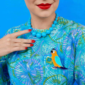 Erstwilder Corey the Macaw Brooch BH6673-6030