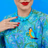 Corey the Macaw Brooch