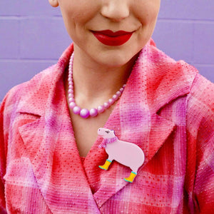 Erstwilder Sara the Capybara Brooch BH6677-5060