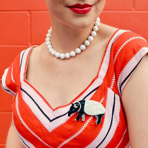 Erstwilder Tabitha the Tapir Brooch BH6679-7080